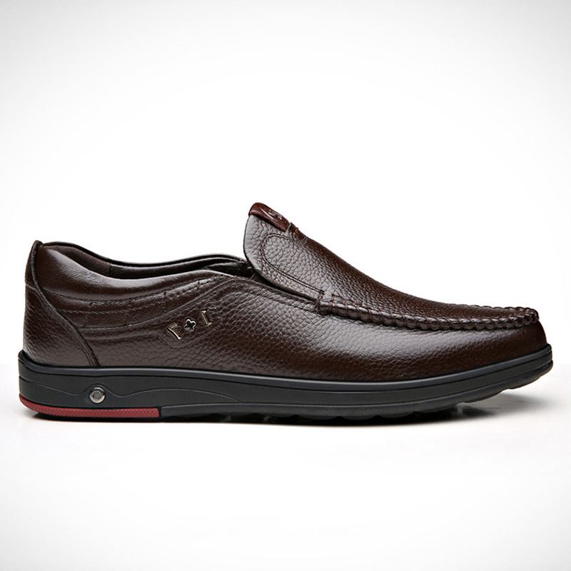 Men's Leather Dress Shoes Slip-on soft-soled Loafers