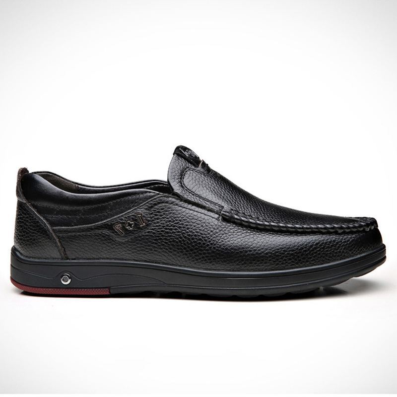 Men's Leather Dress Shoes Slip-on soft-soled Loafers