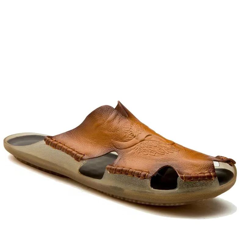 Men's Cowhide Leather Sandals Comfortable For Summer