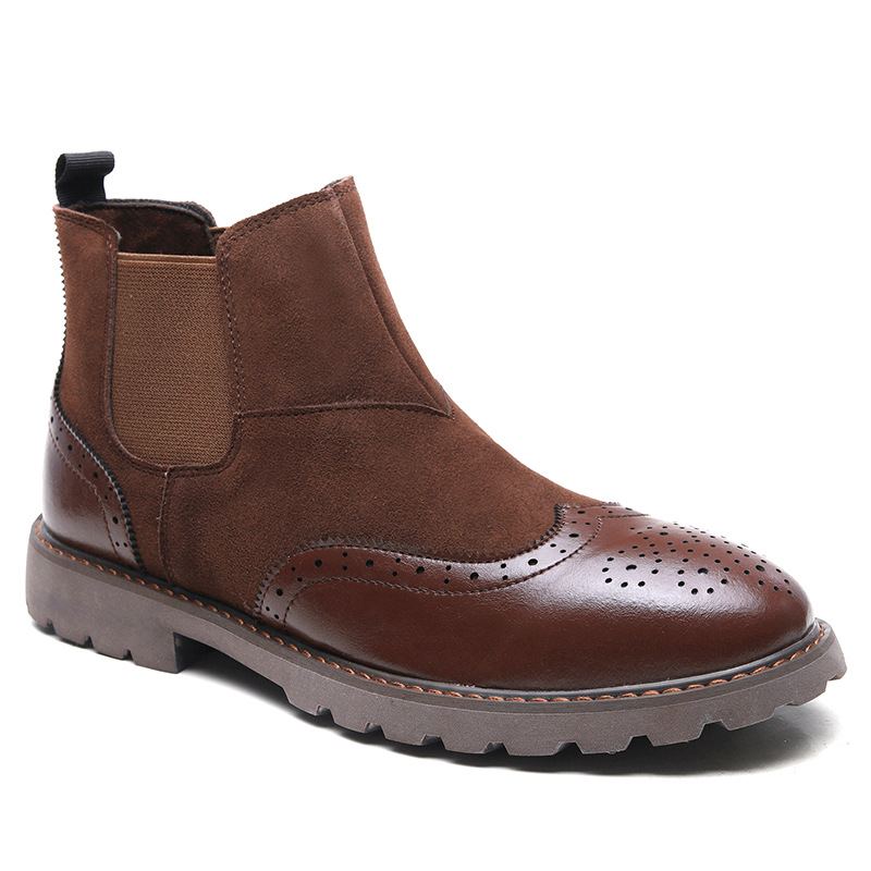 Men's Suede Chelsea Boots