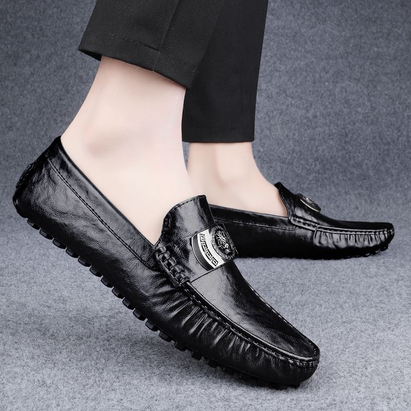 Men's Premium Leather Flexible Rubber Sole Loafers