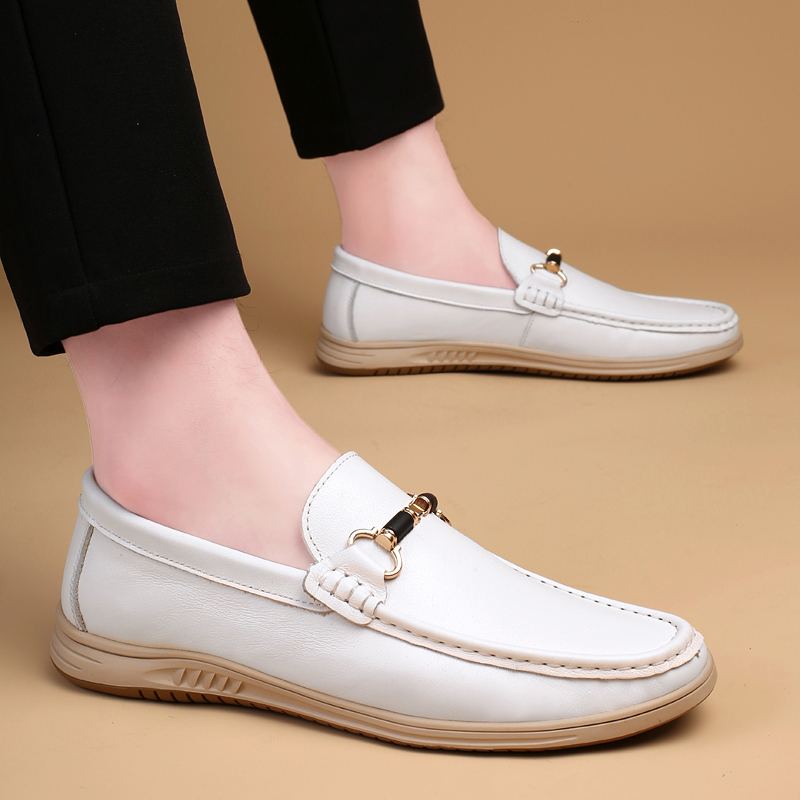 Men's Premium Leather Casual Loafers for Comfortable Daily Wear