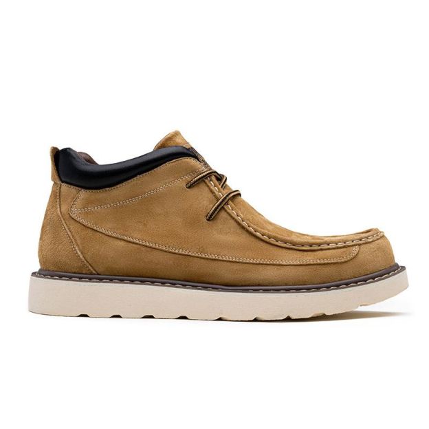 Men's Retro Casual Leather Boots | Pigskin Upper