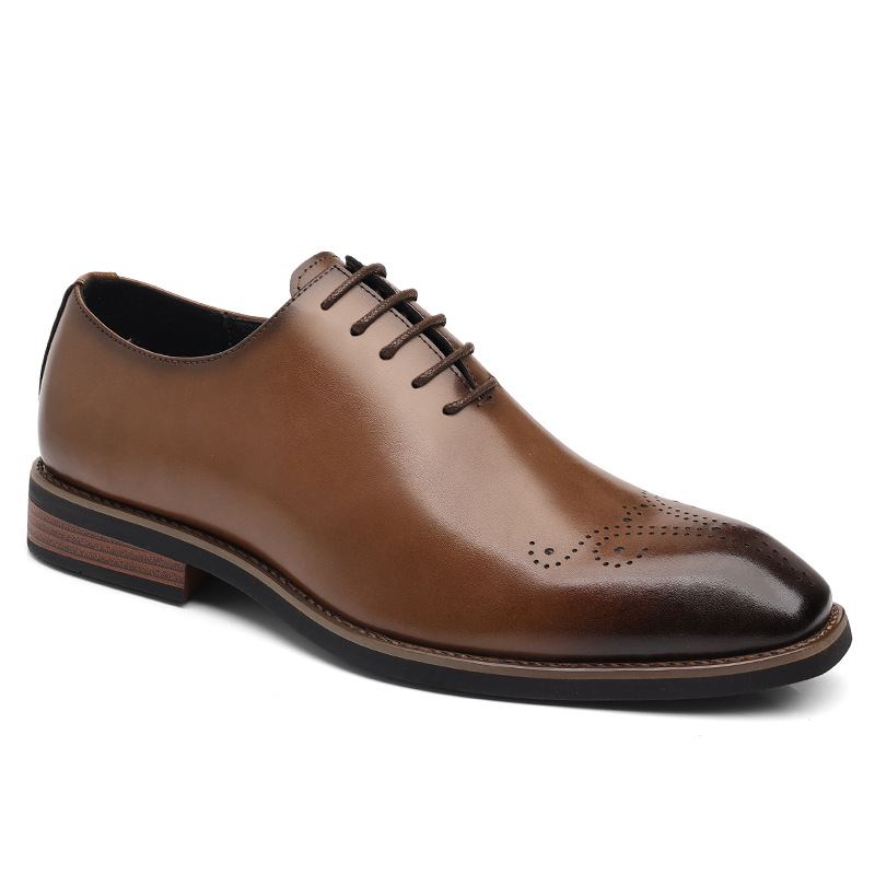 Men's Reconstituted Leather Oxford Shoes