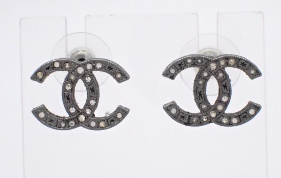 C Double C Full Diamond Earrings