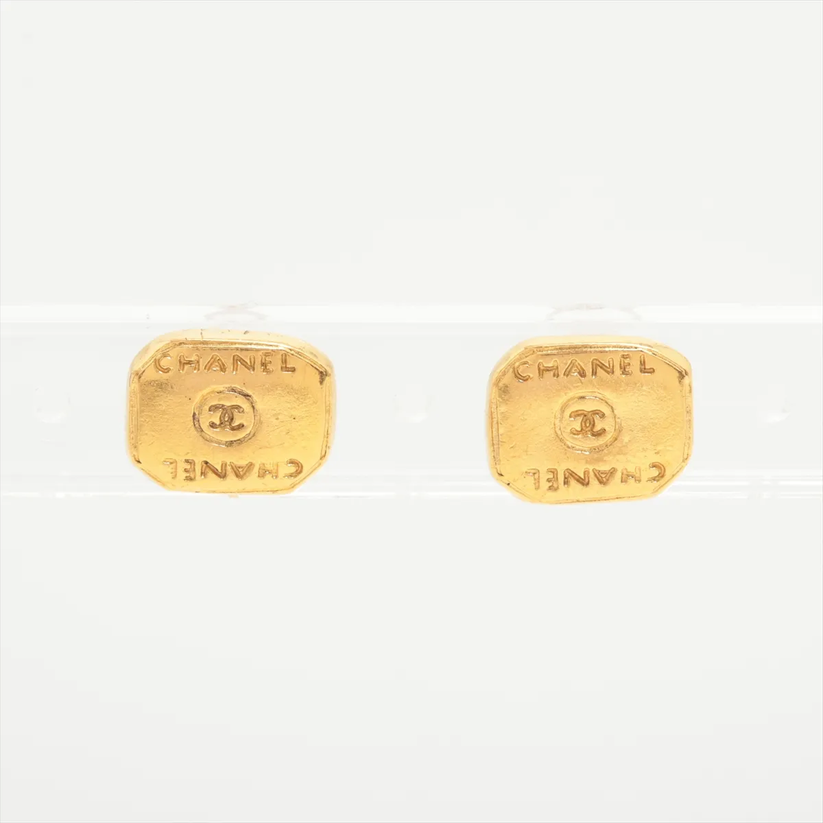 C Square letter earrings