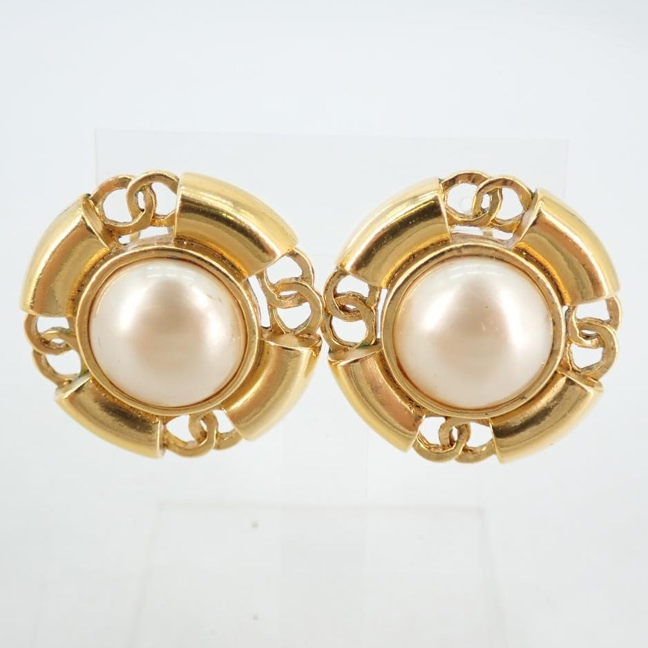 C Pearl Earrings