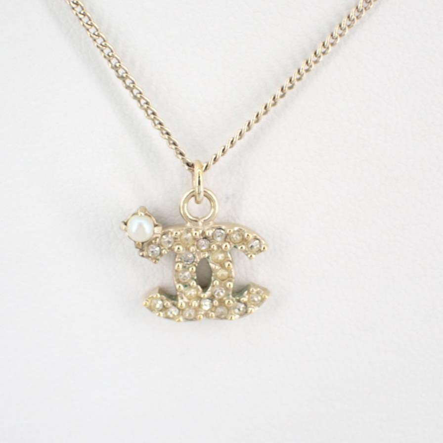 C Pearl Double C Necklace