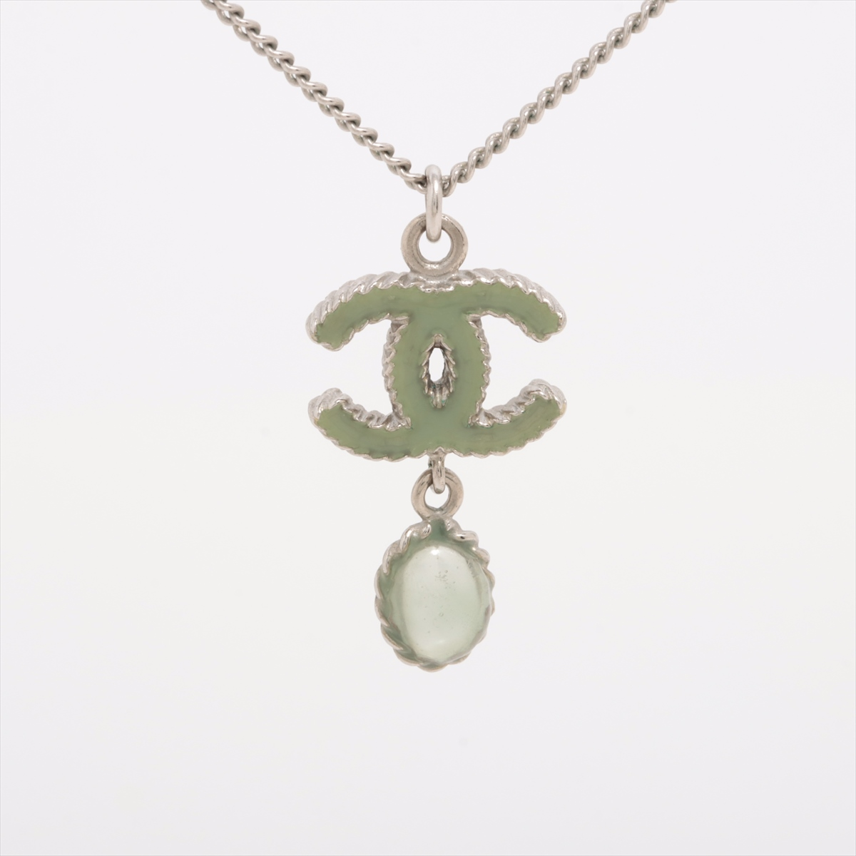 C Spring Pearl Pendant Necklace