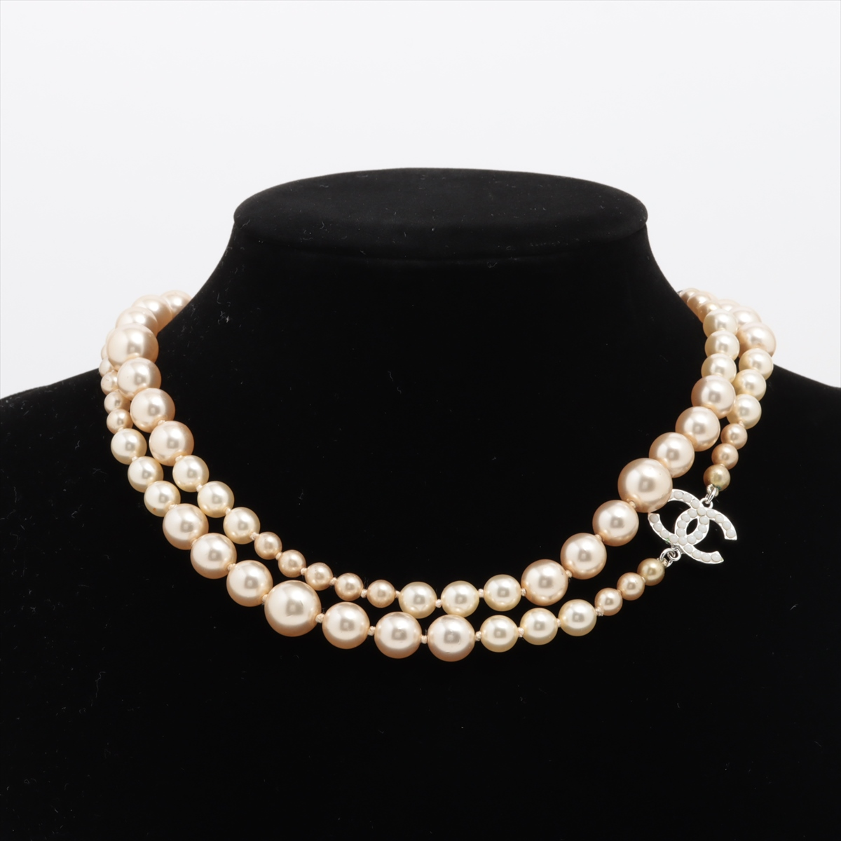 C Double C Pearl Necklace