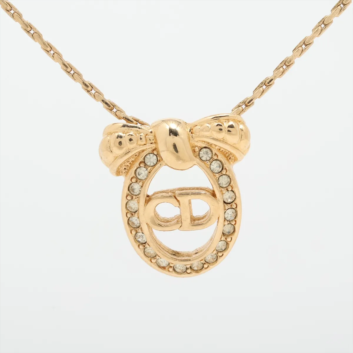 D Bow CD Necklace