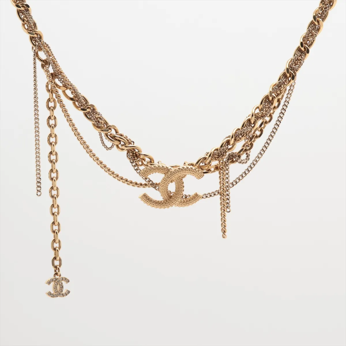 C Multi-strand Double C Haute Couture Lava Necklace