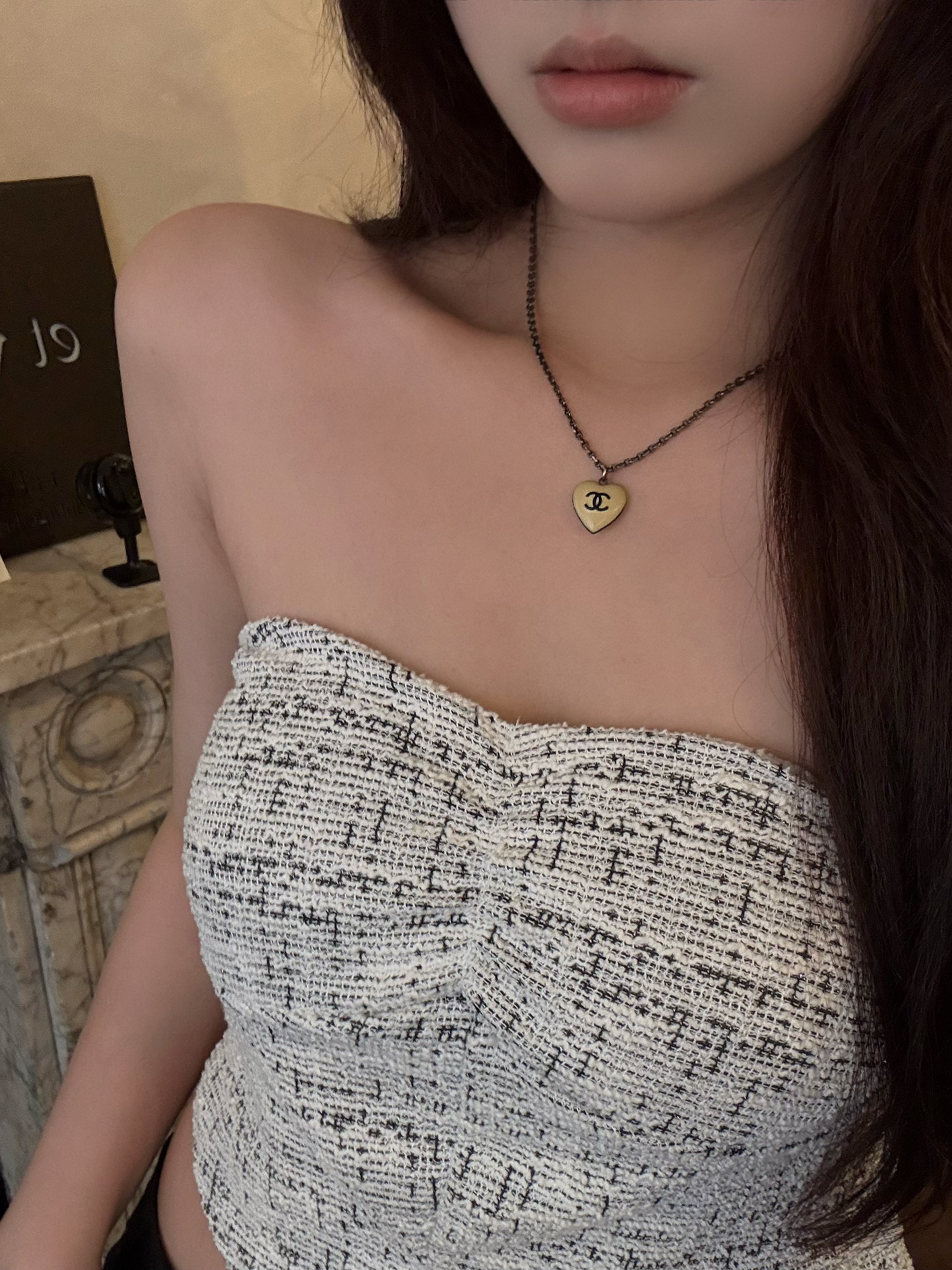 C Heart necklace