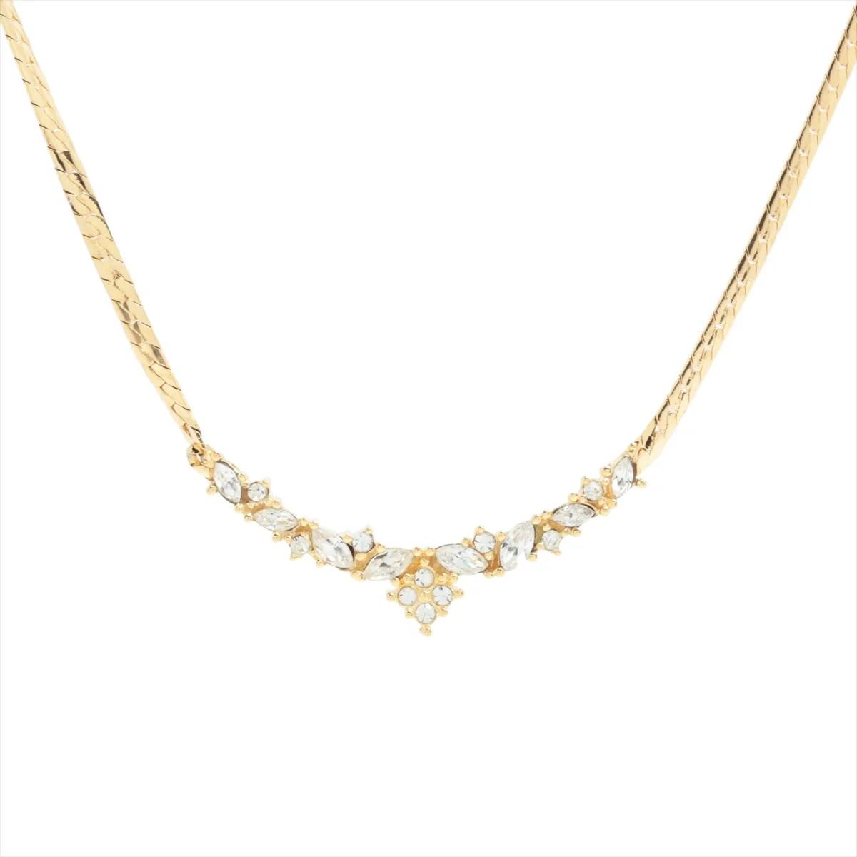 D Rhinestone Necklace