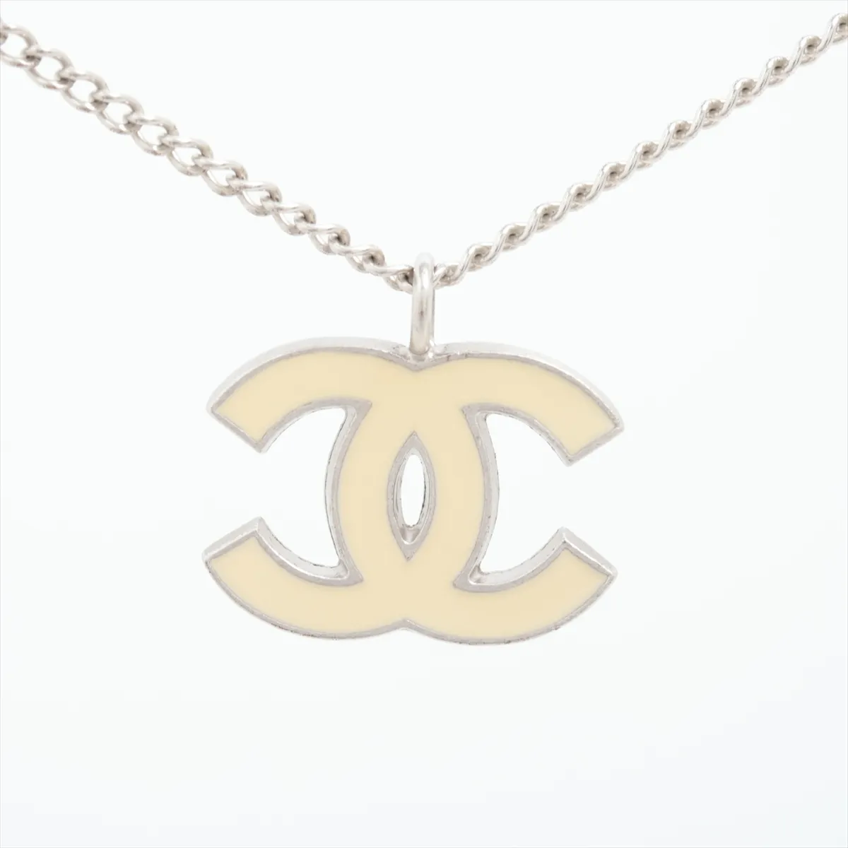 C Double C enamel necklace