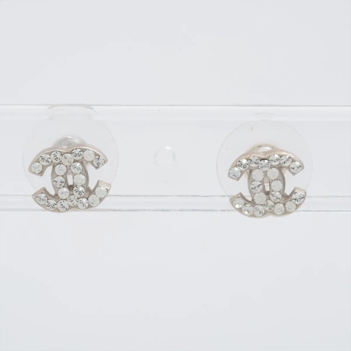 C Full diamond earrings