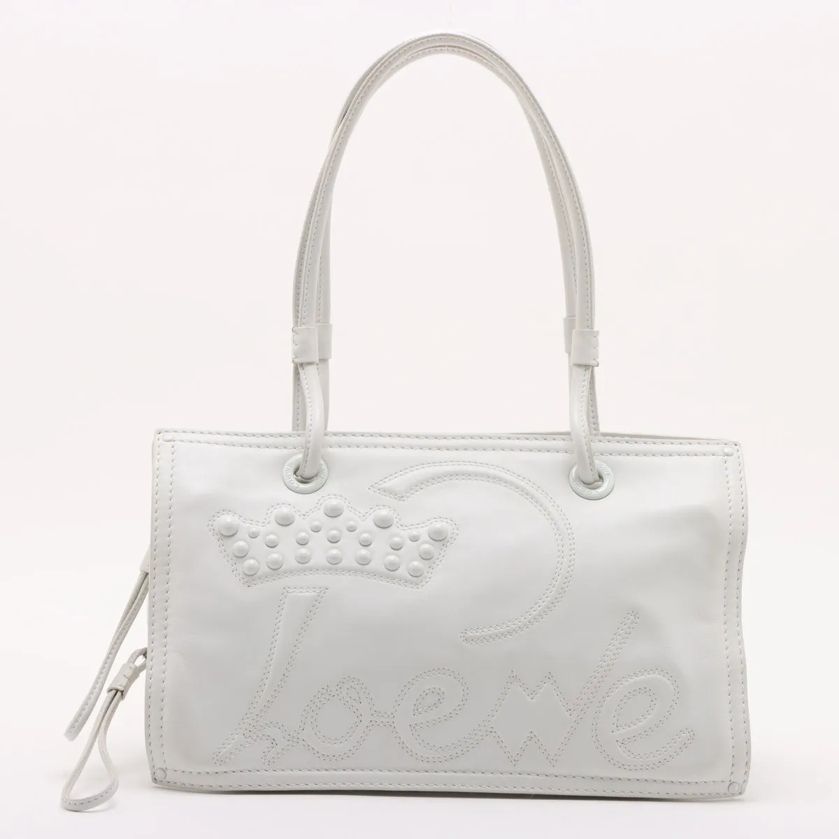 L Crown pattern tote bag