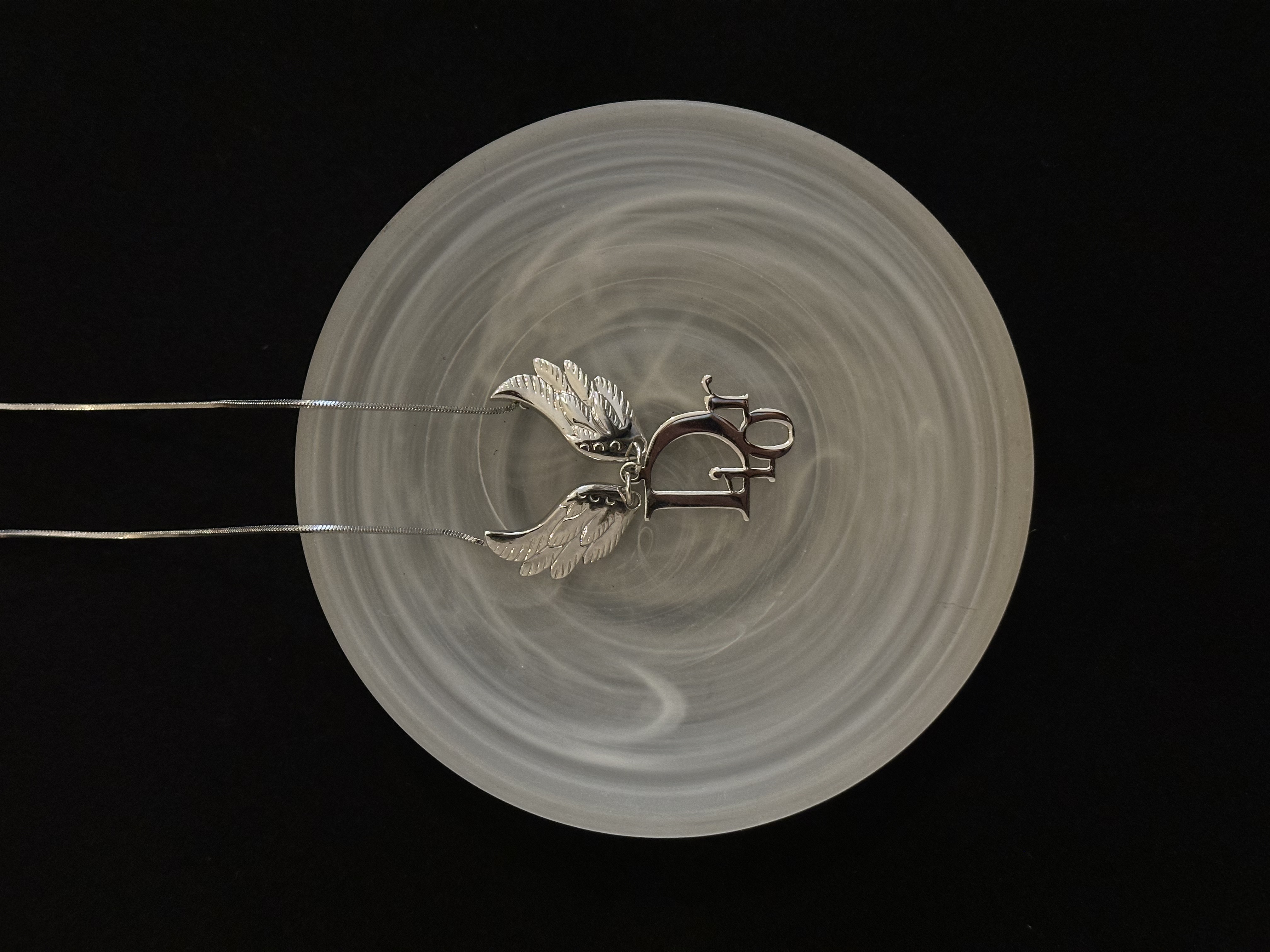 D Goddess Wings Necklace