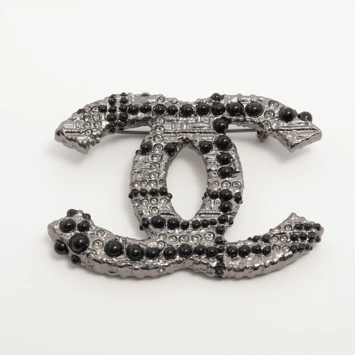 C Double C Pearl Brooch