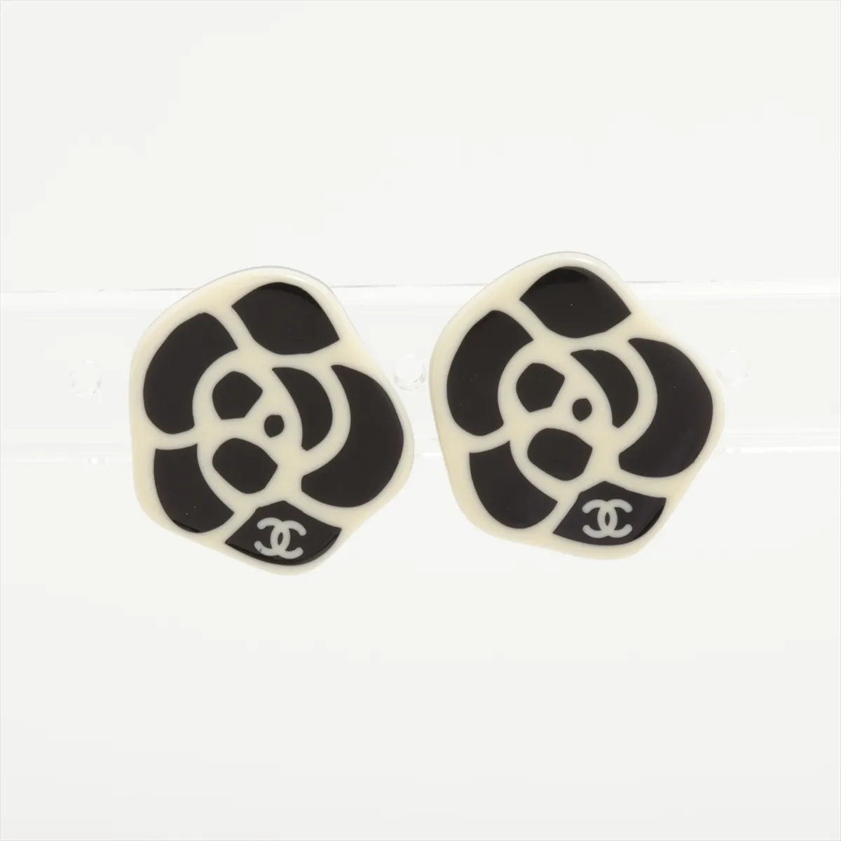 C Camellia Acrylic Earrings