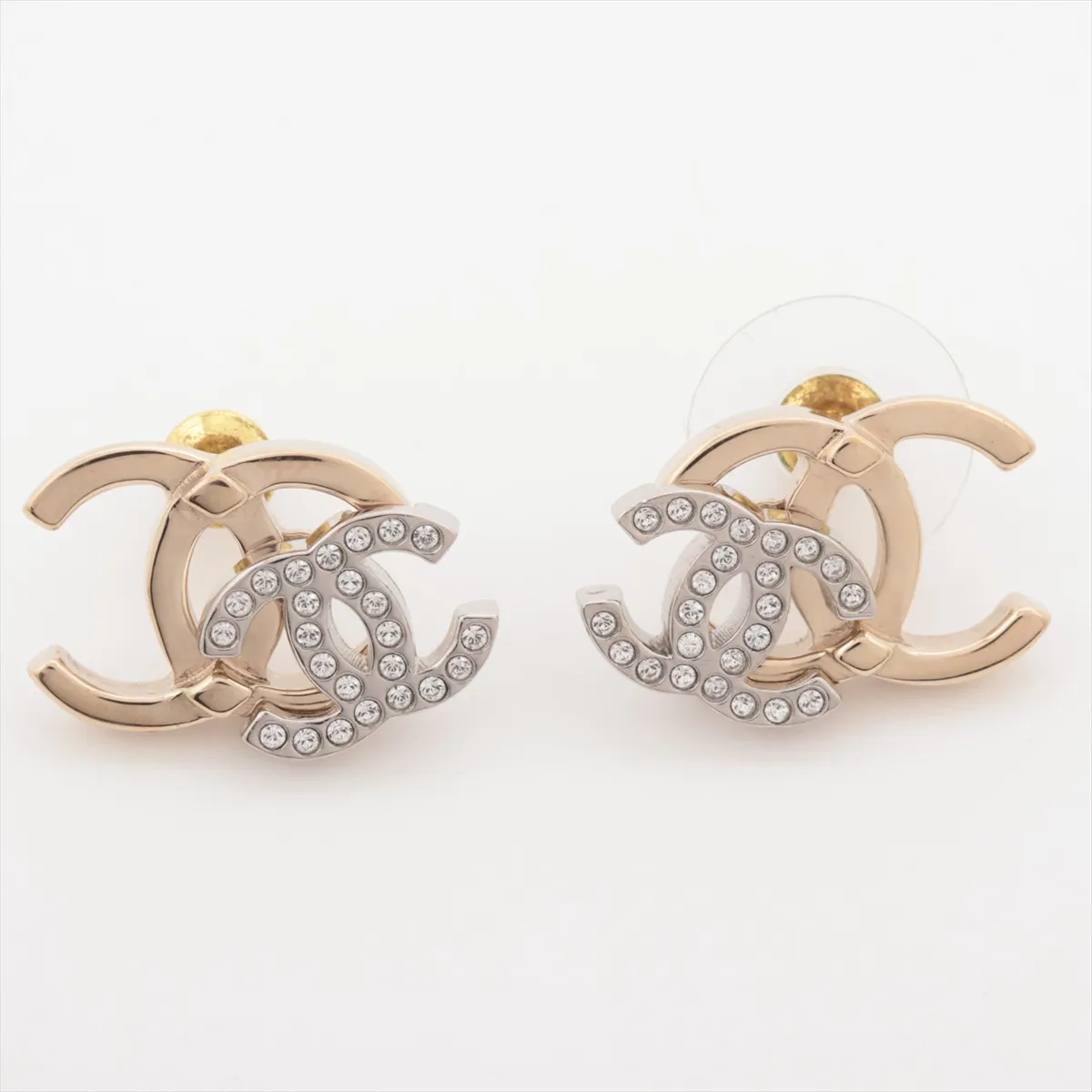 C Mixed-size Double C earrings