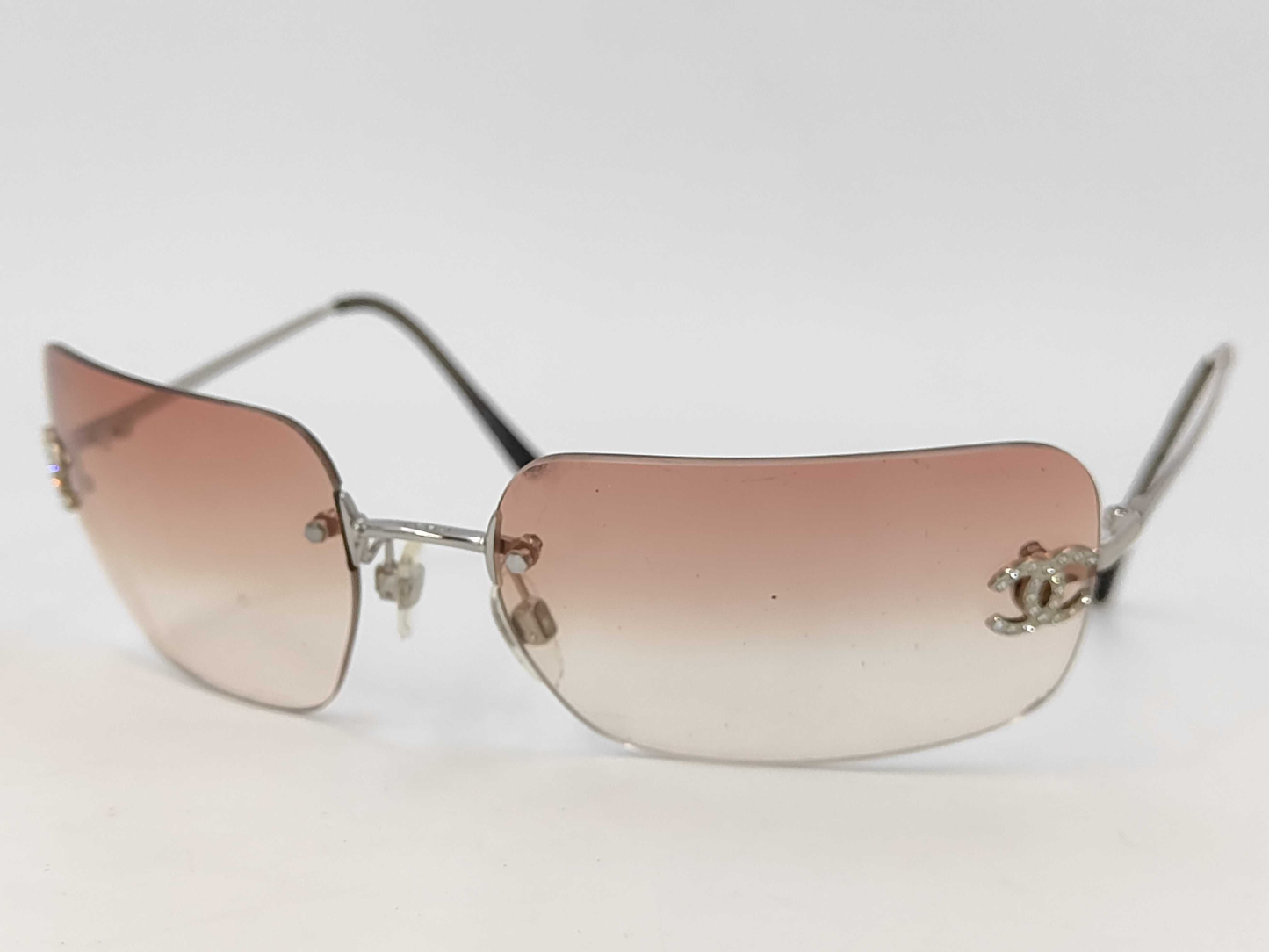 C Frameless Magenta gradient sunglasses