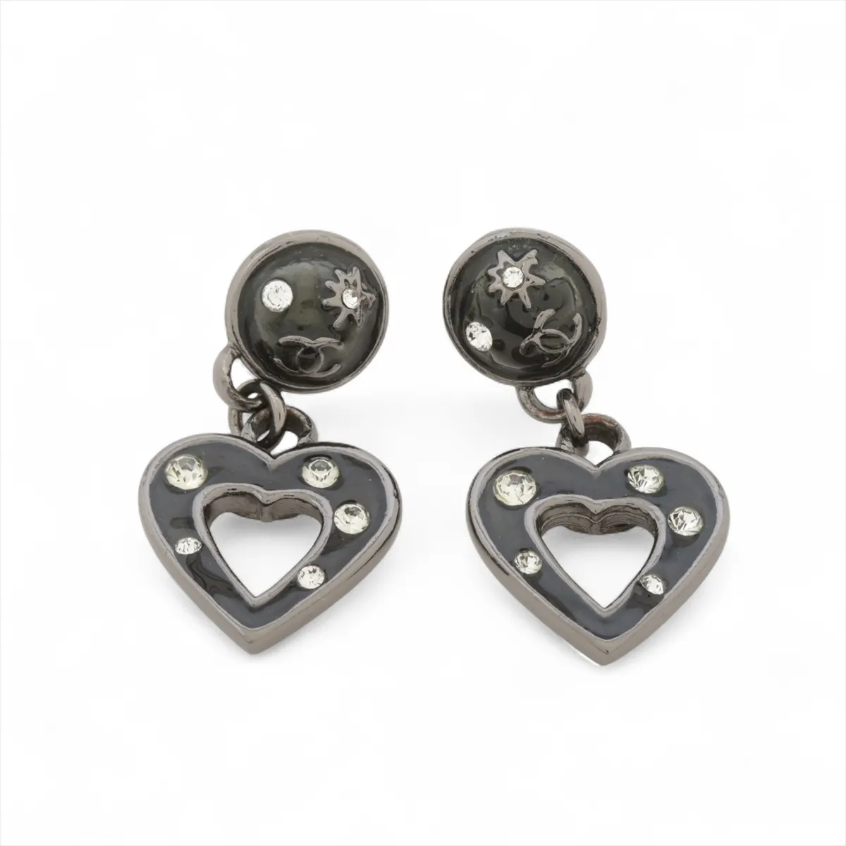 C Heart Earrings