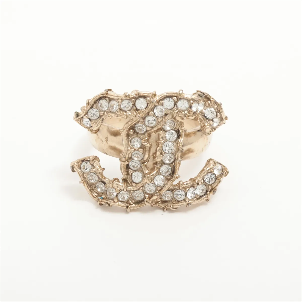 C Double C full diamond ring