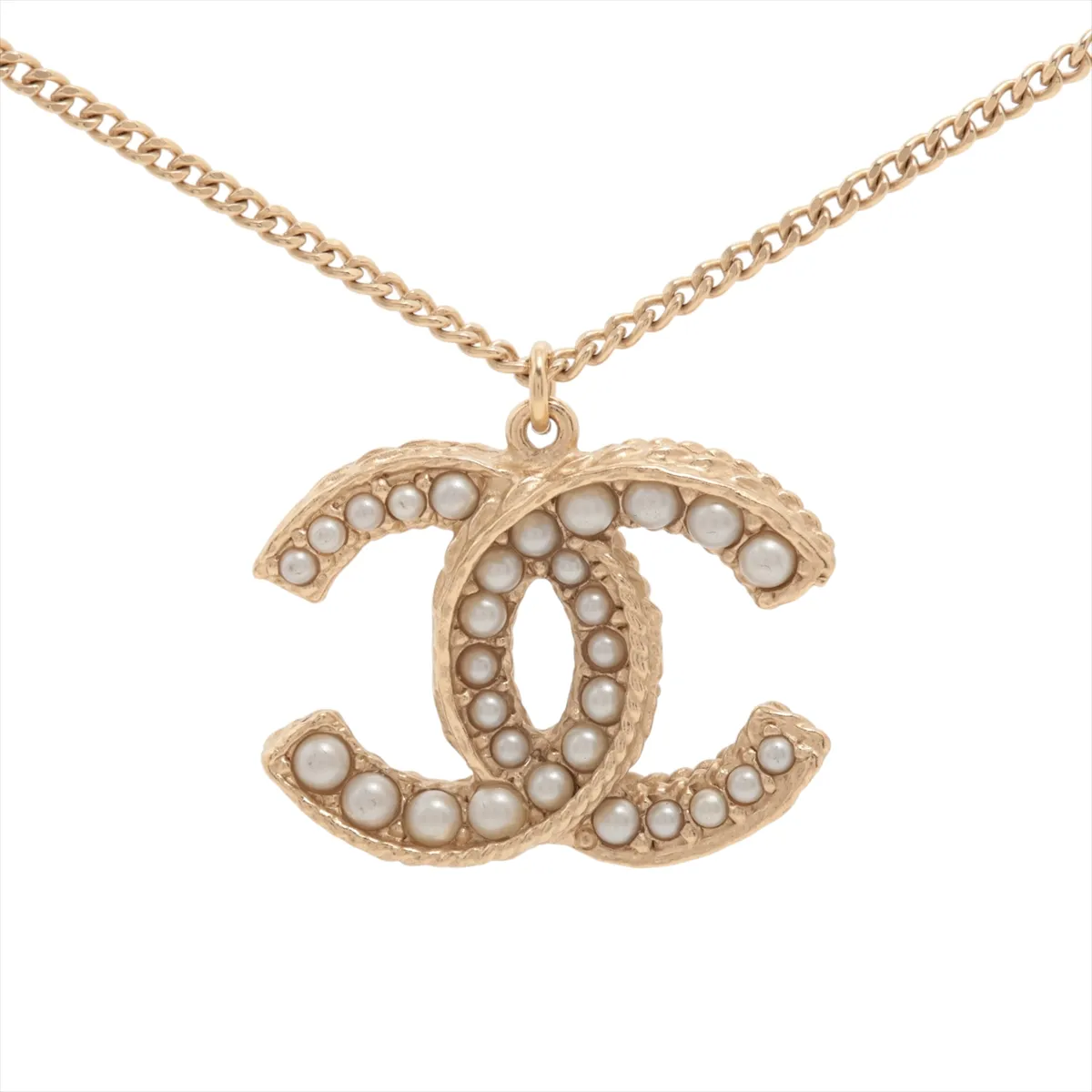 C Double C Pearl Necklace