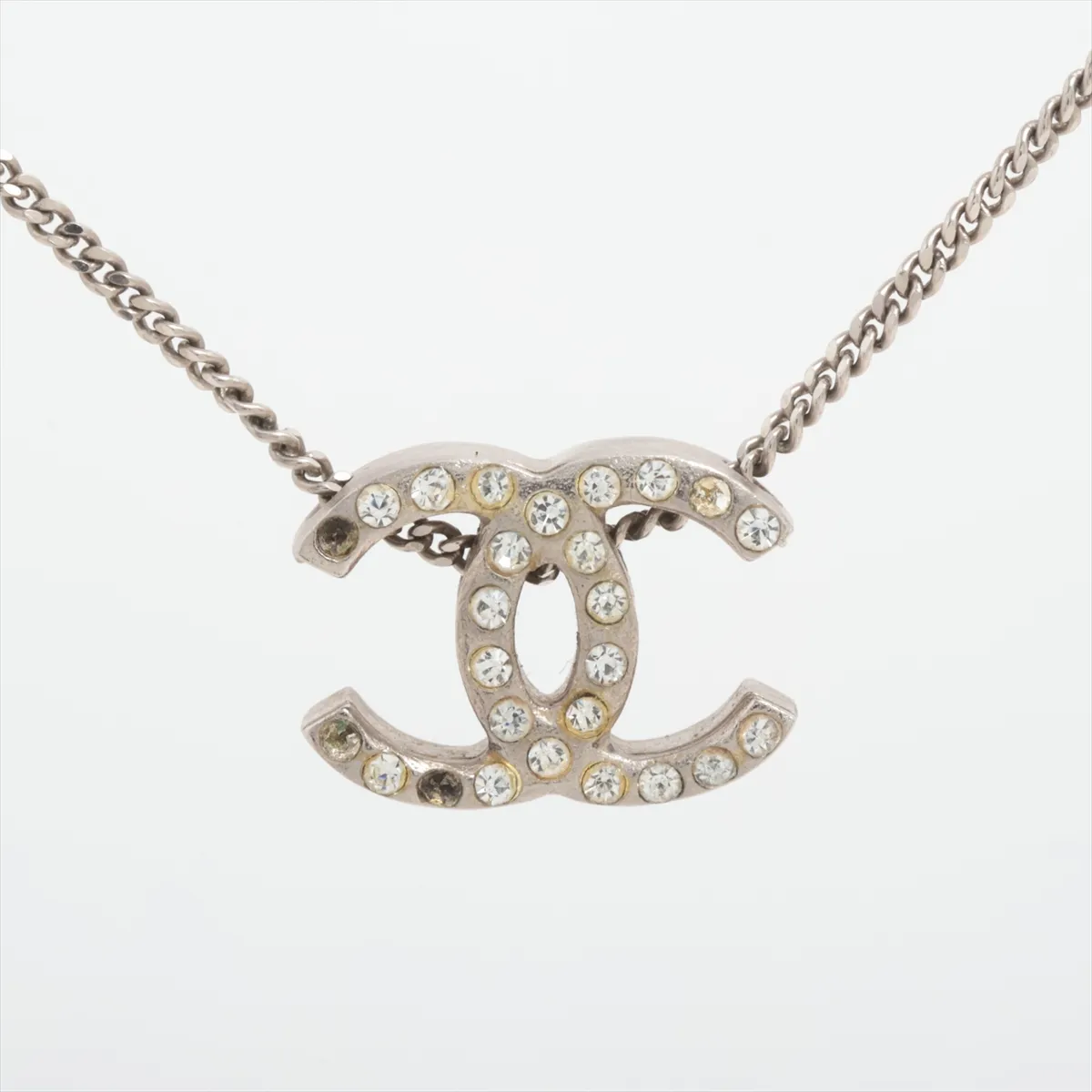 C Double C full diamond necklace