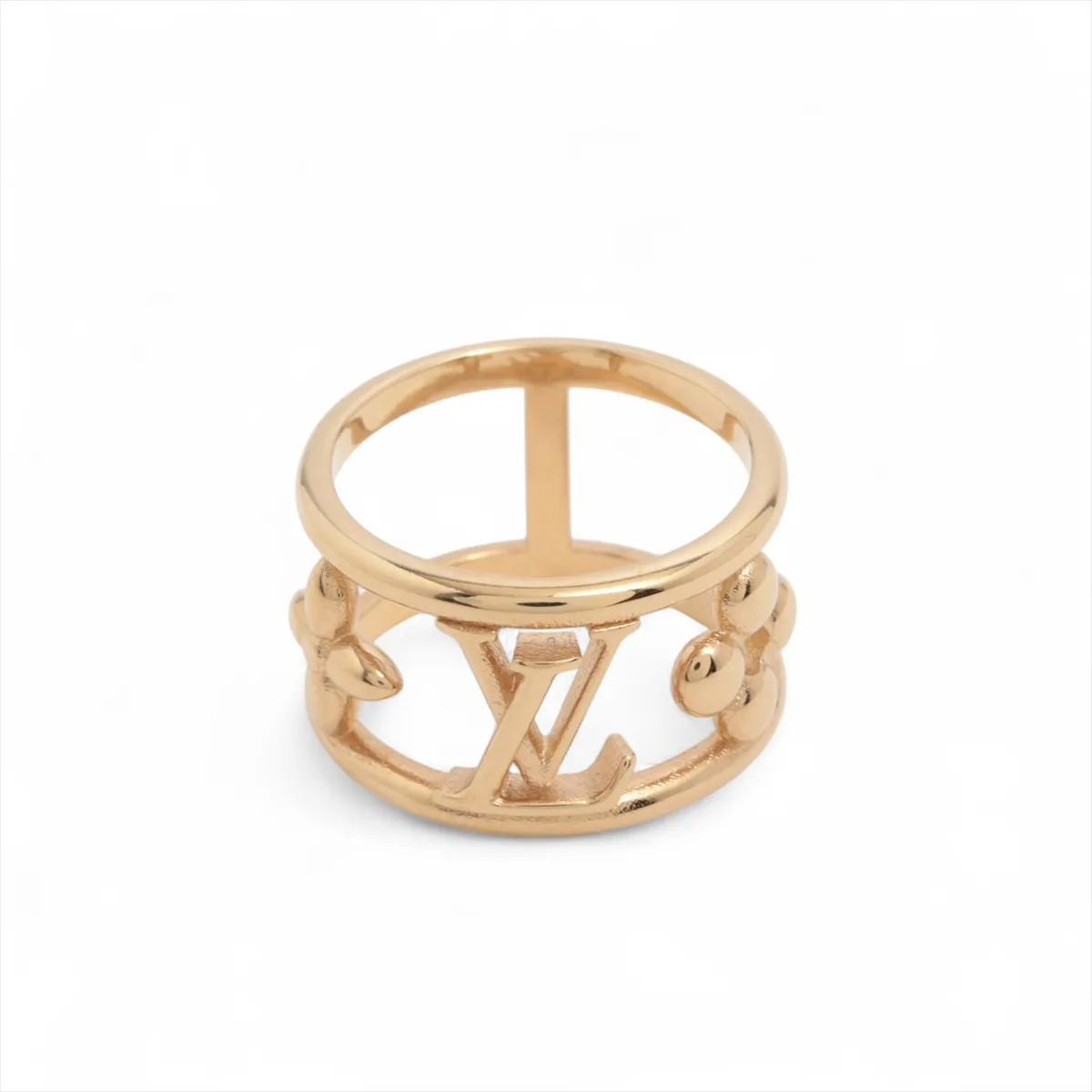 L Simple letter ring