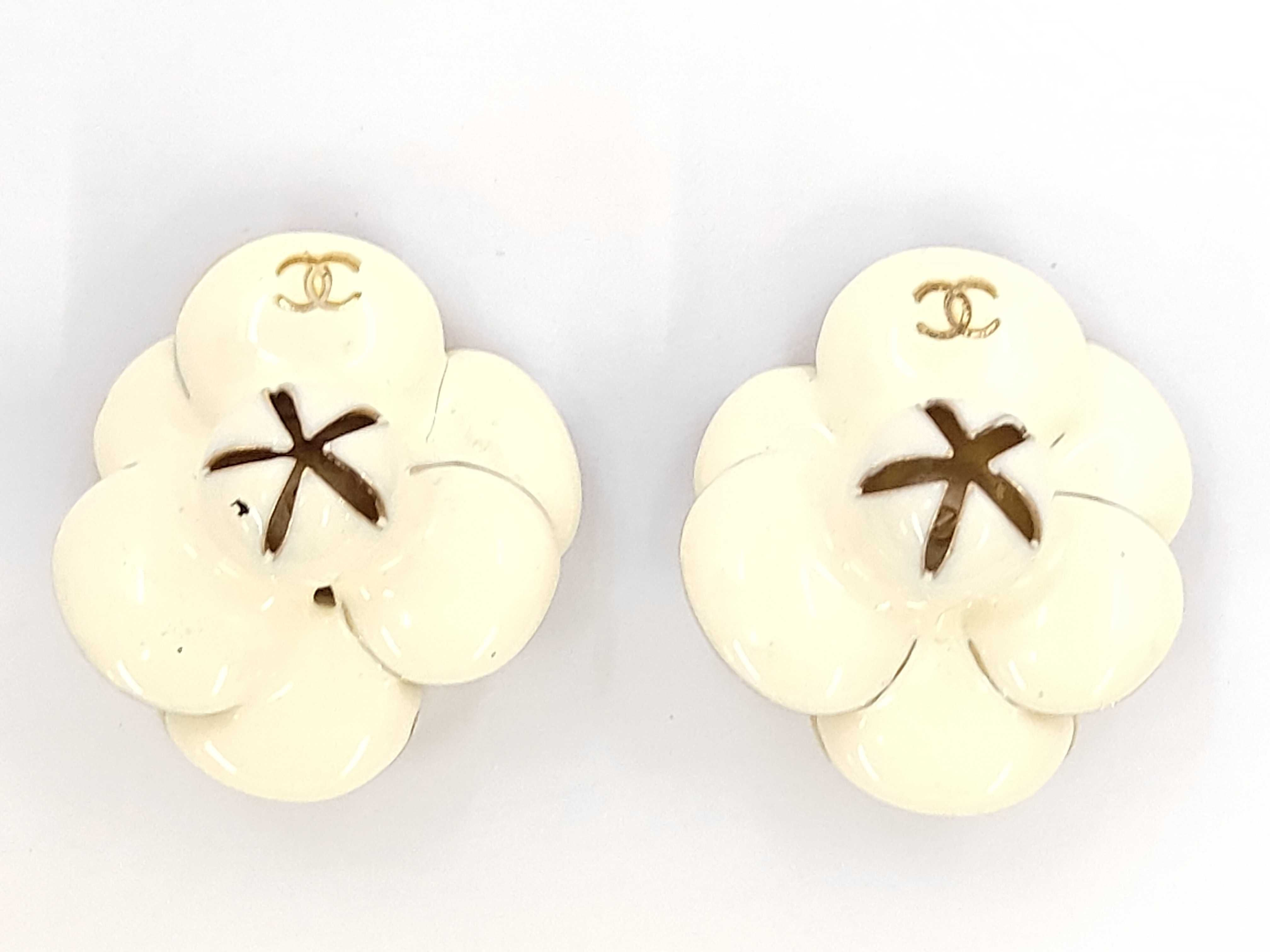 C Camellia earrings