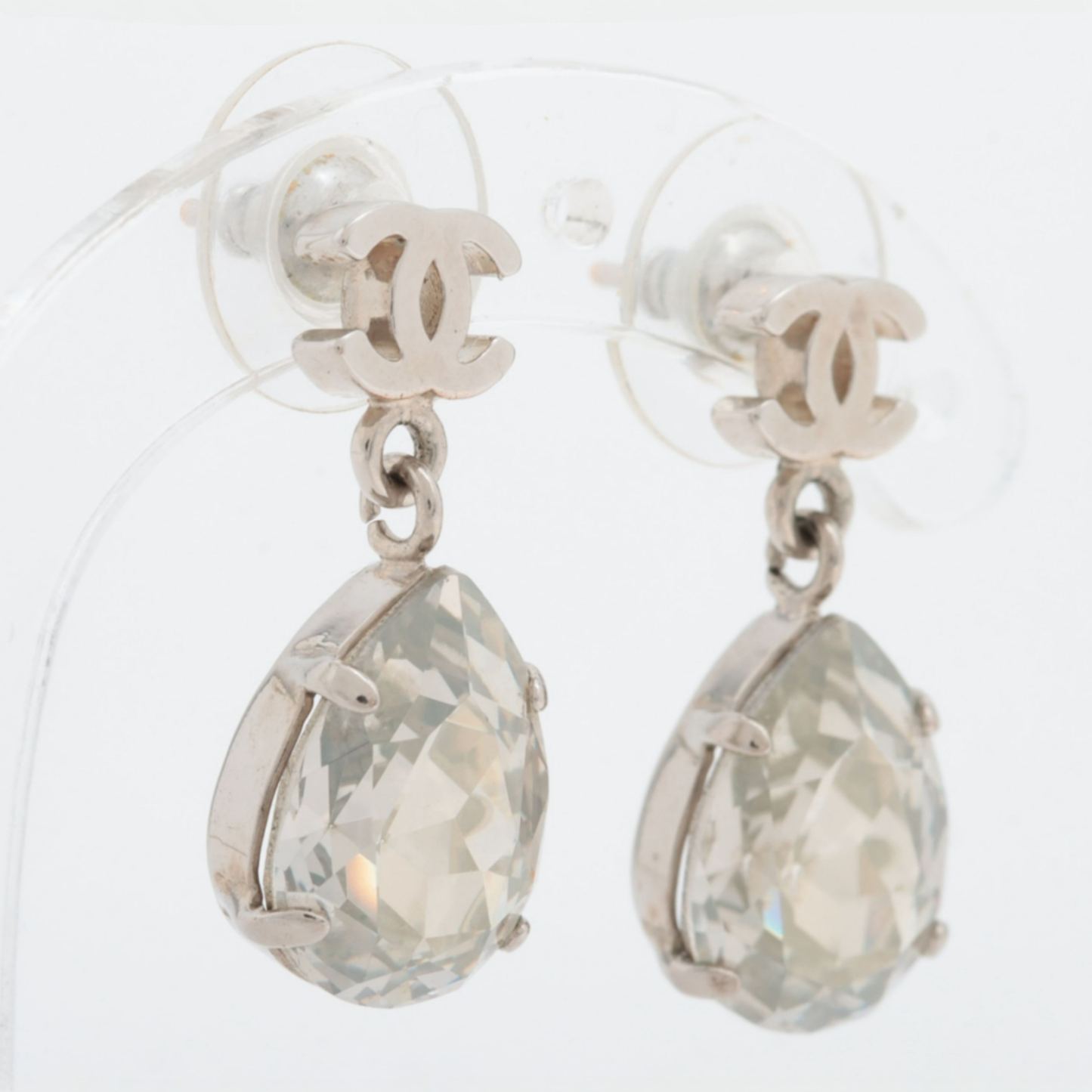 Double C drop earrings