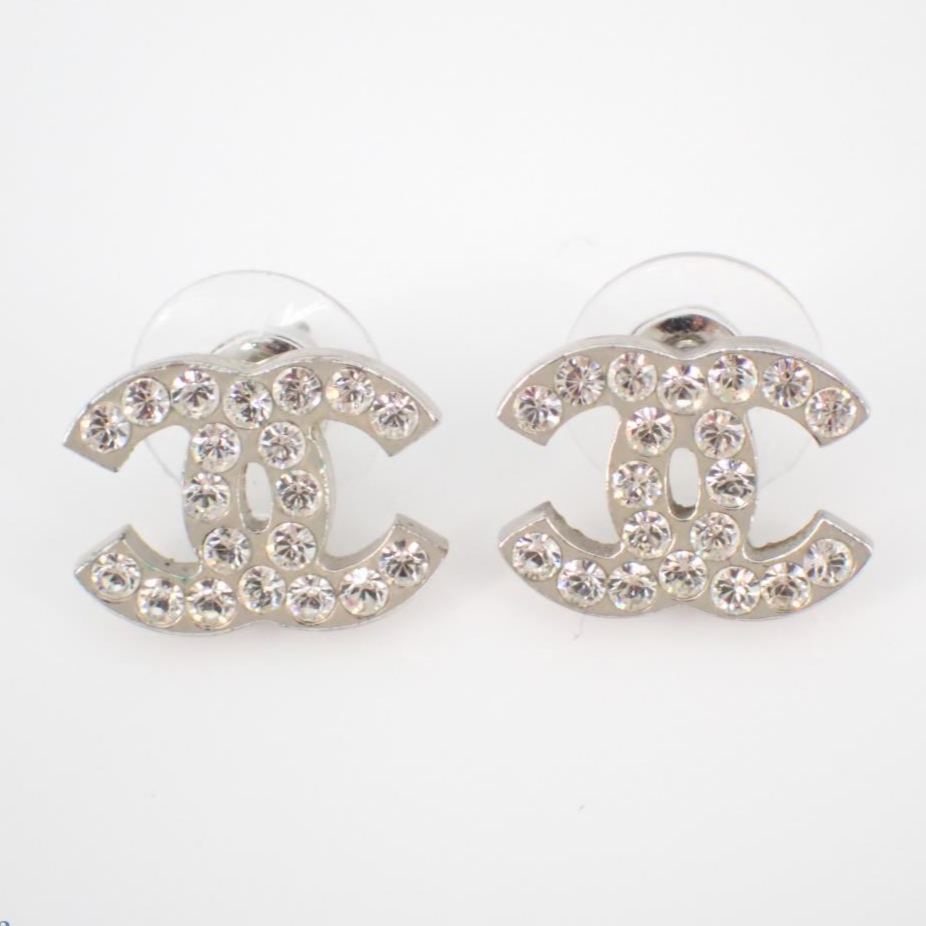 C Full diamond earrings