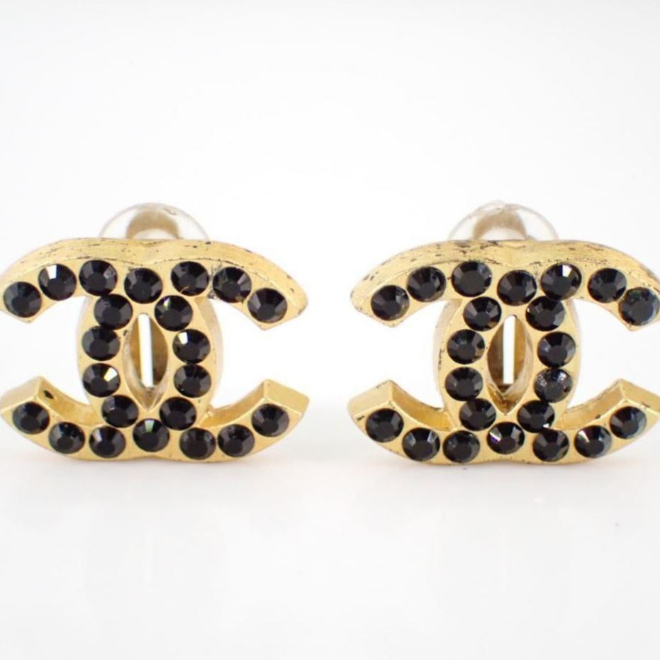 C Black Diamond Double C Ear Clip