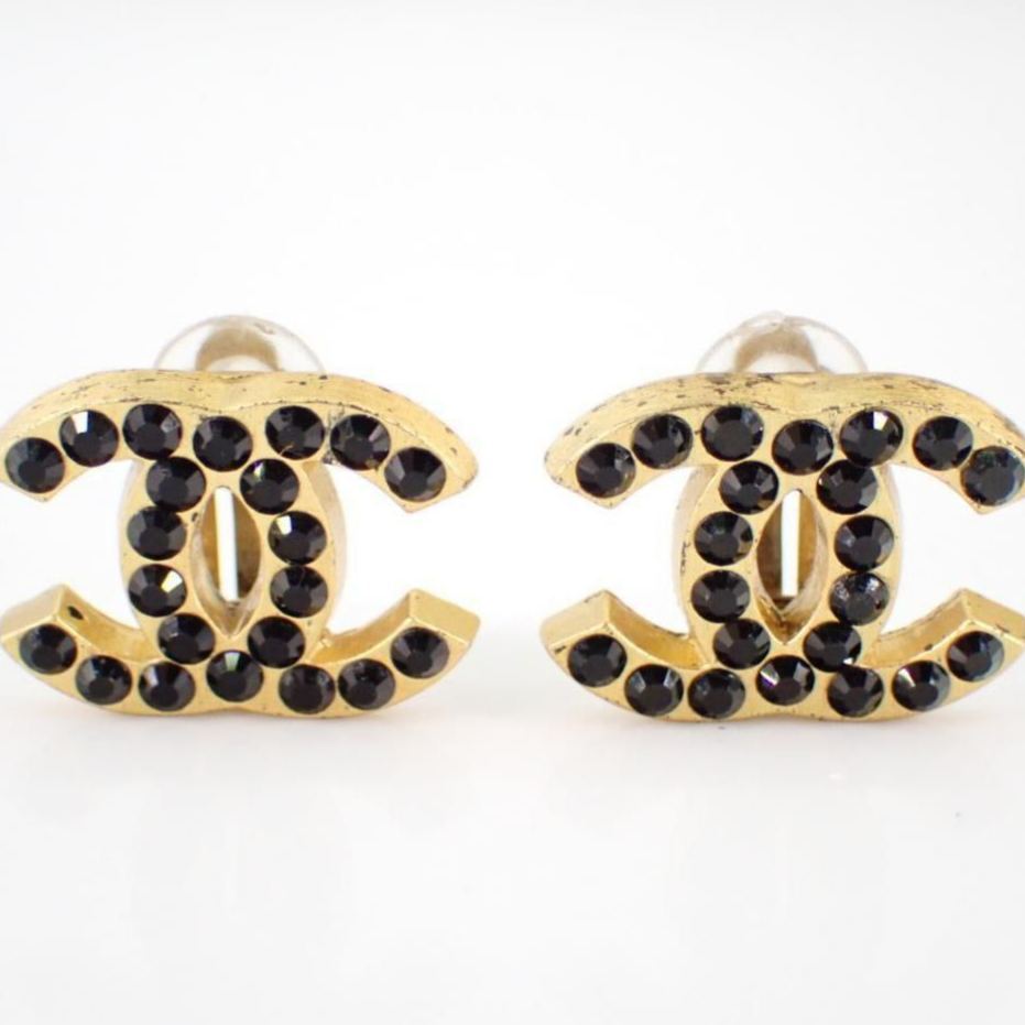 C Black Diamond Double C Ear Clip