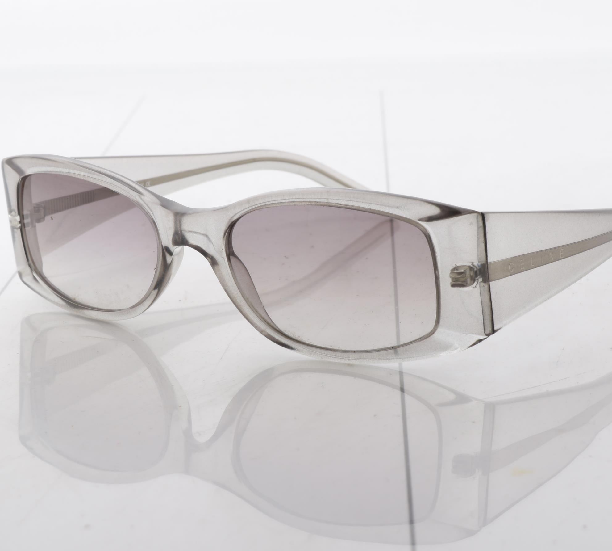 C Transparent grey sunglasses