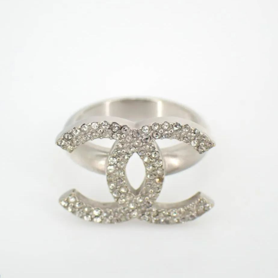 C Double C full diamond ring