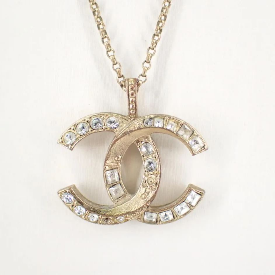 C Double C Square Diamond Necklace