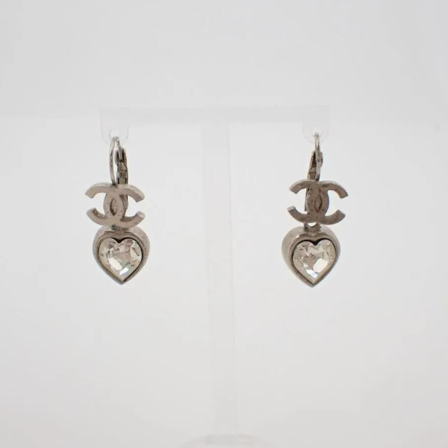 C Double C heart earrings