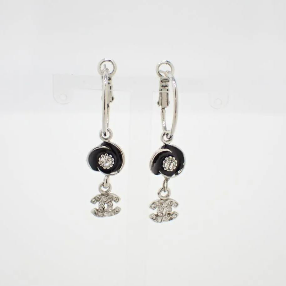 C Camellia Drop Earrings