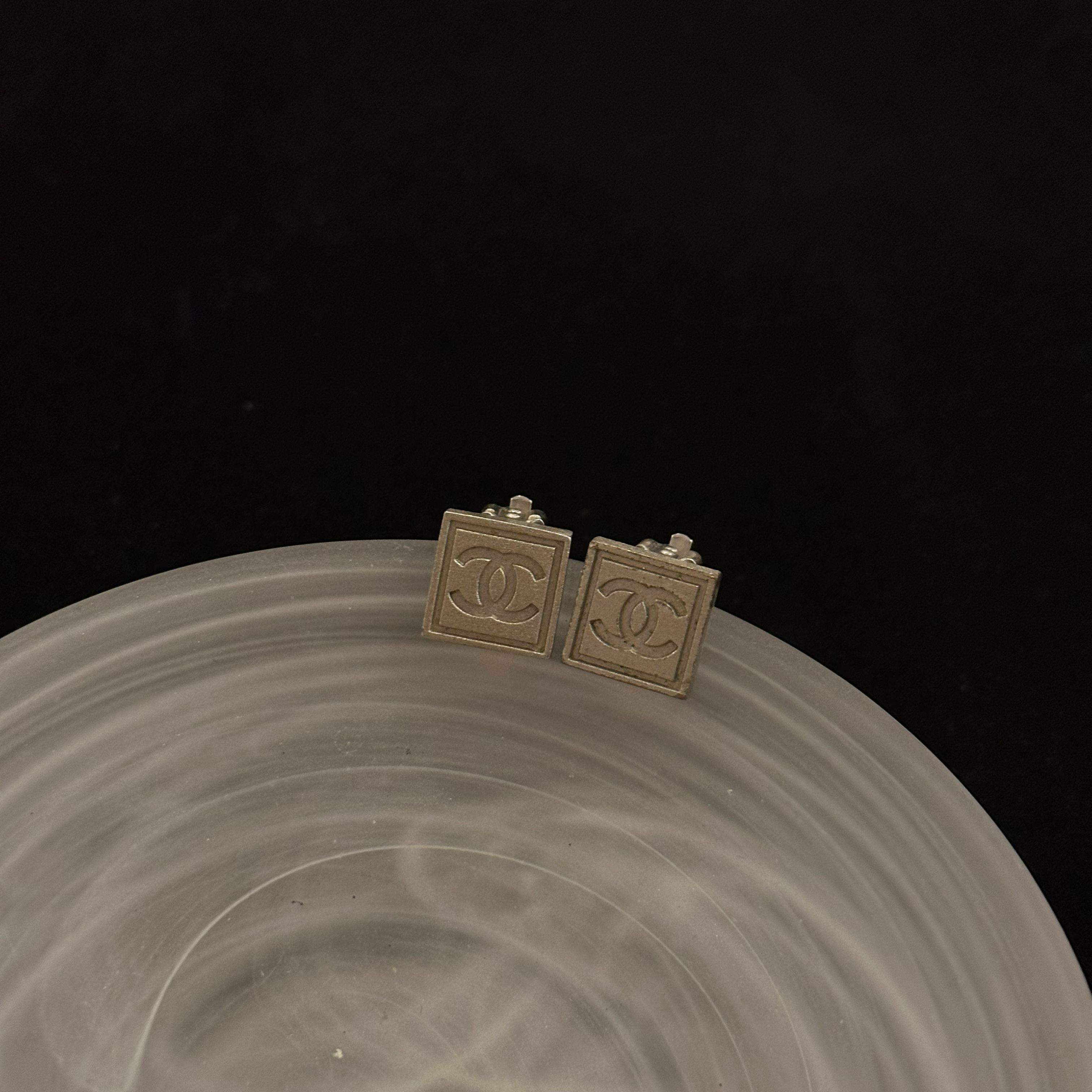 C Square logo ear clips