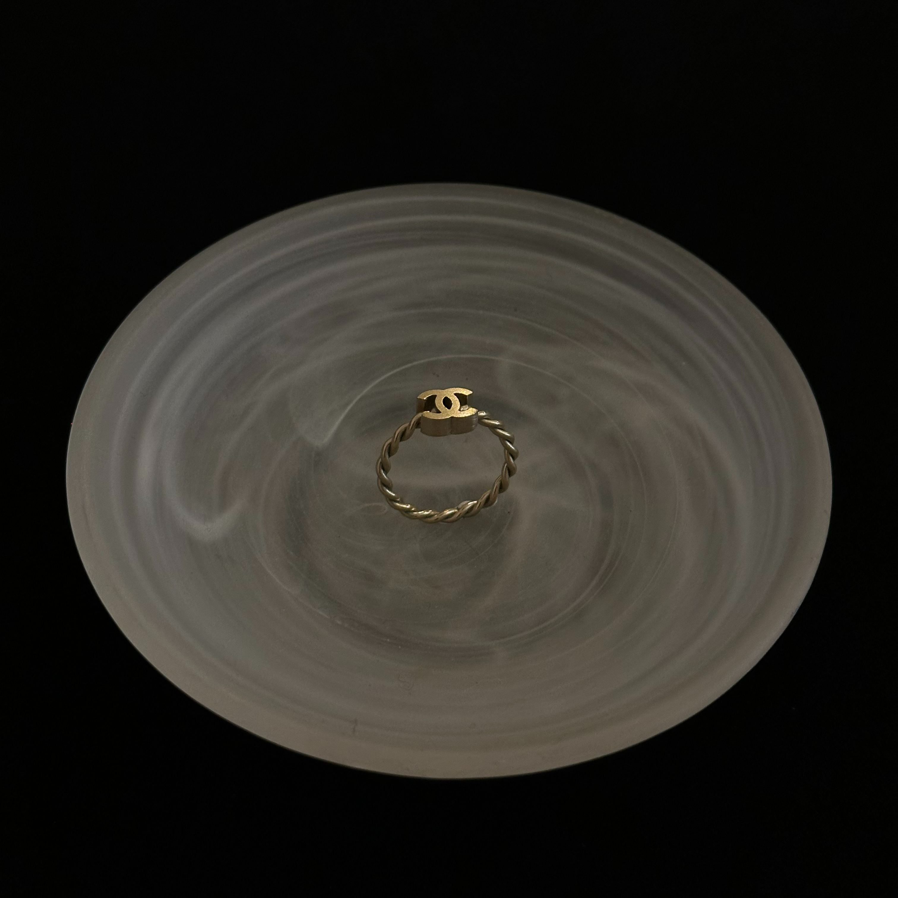 C Gold Double C Ring