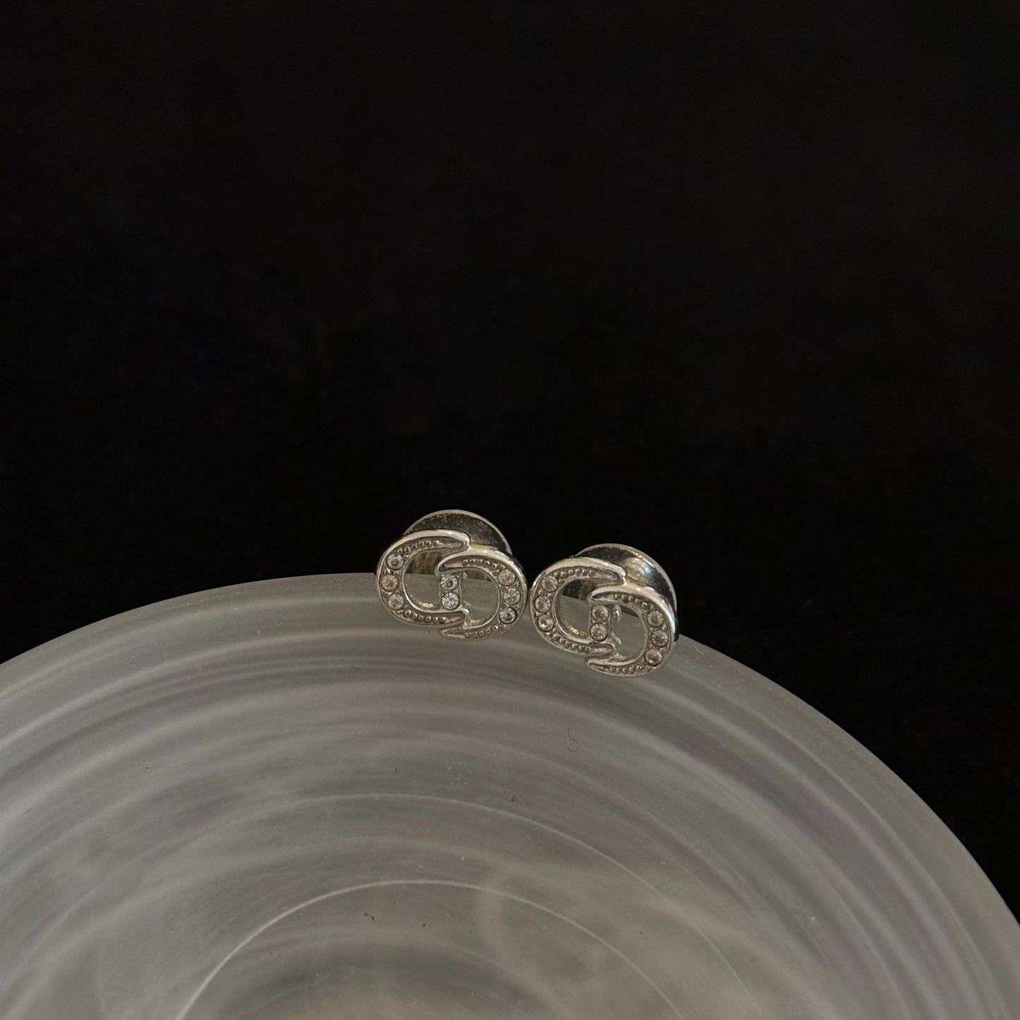 D CD Full Diamond Earrings