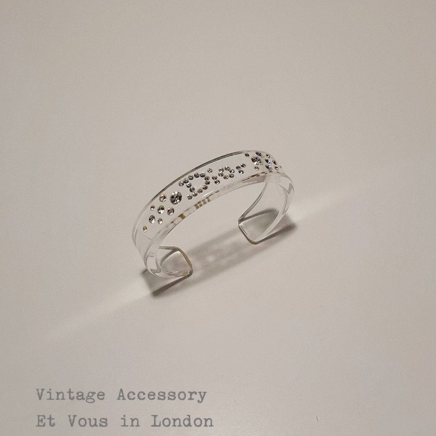 D Riveted Acrylic Bracelet