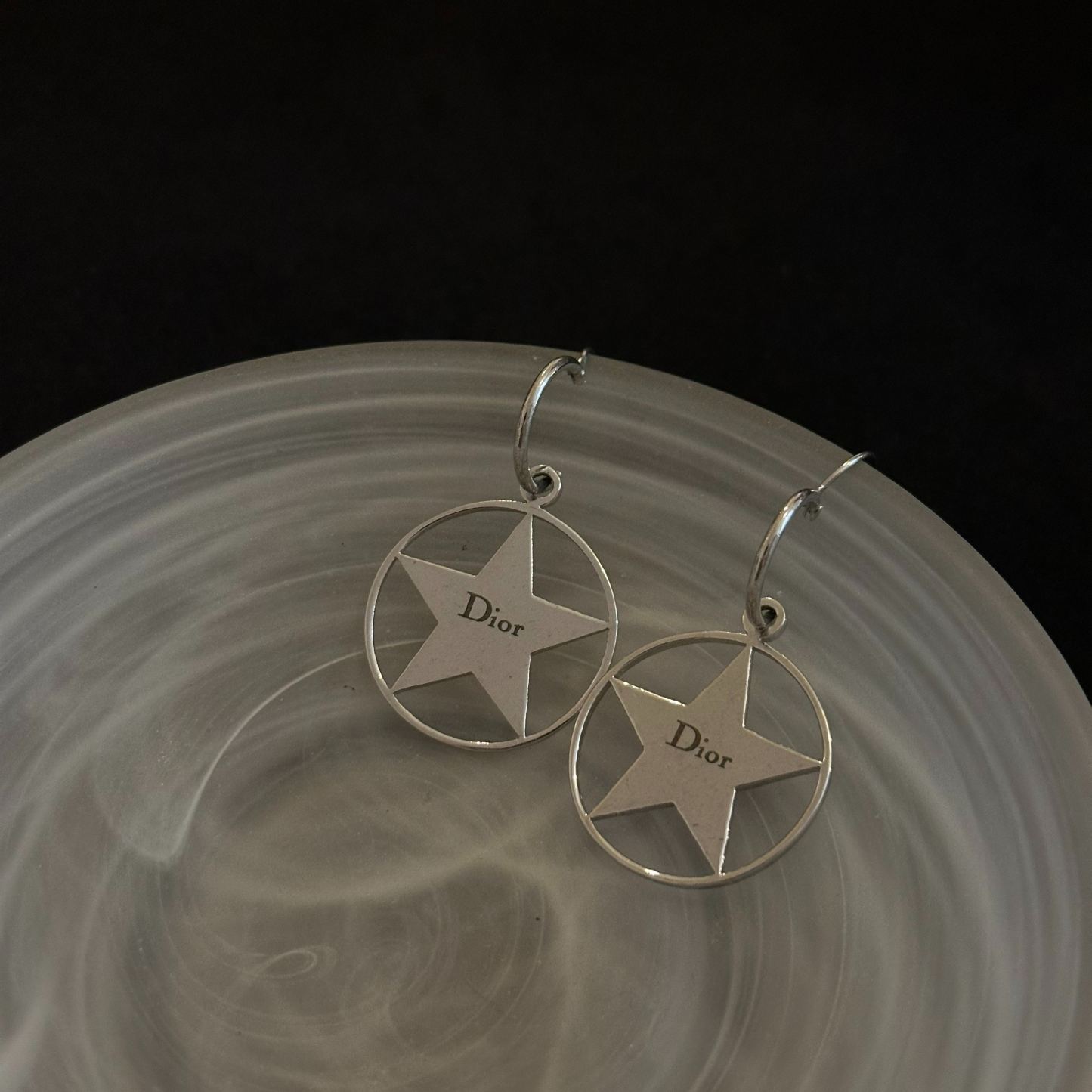 D Star Earrings
