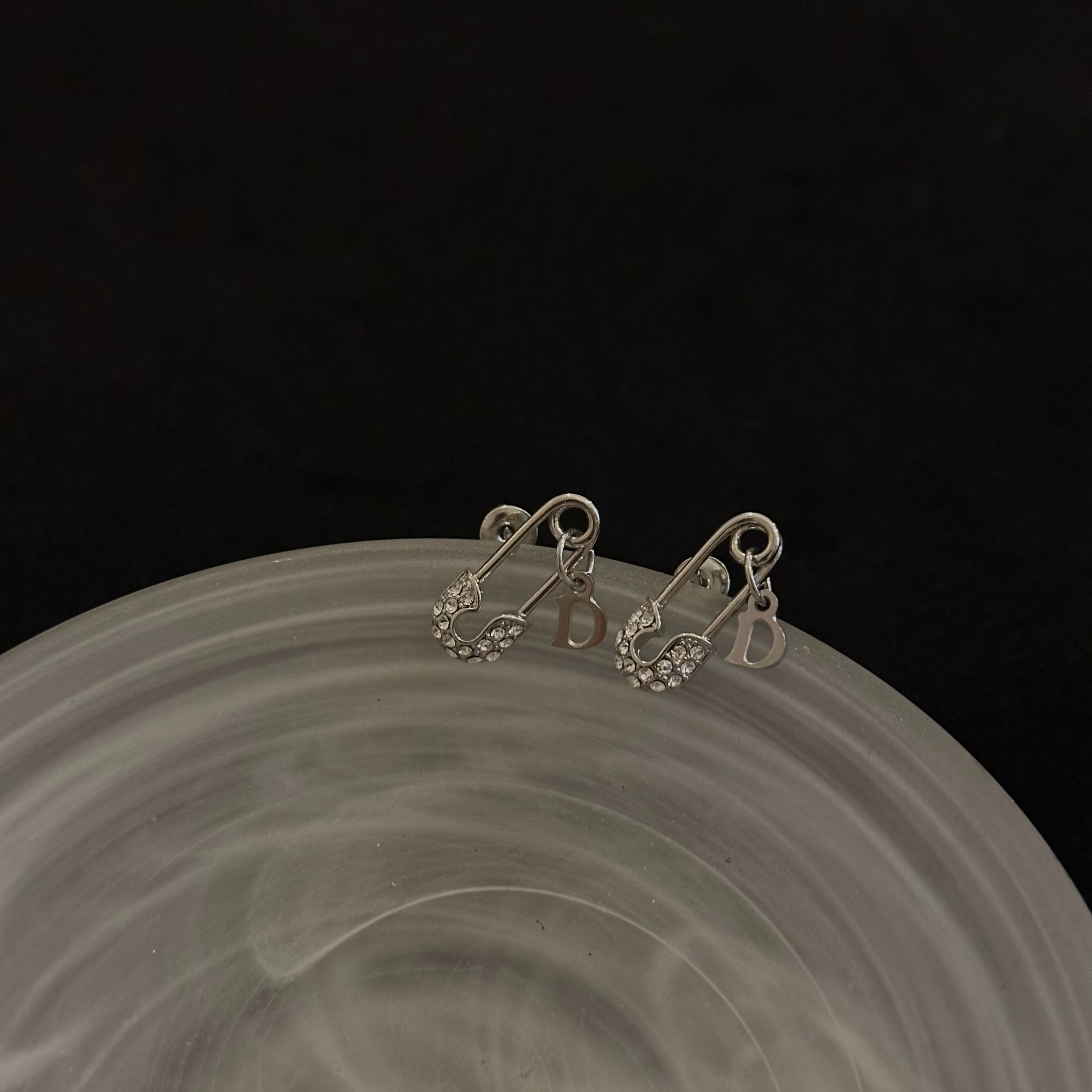 D Paperclip Earrings