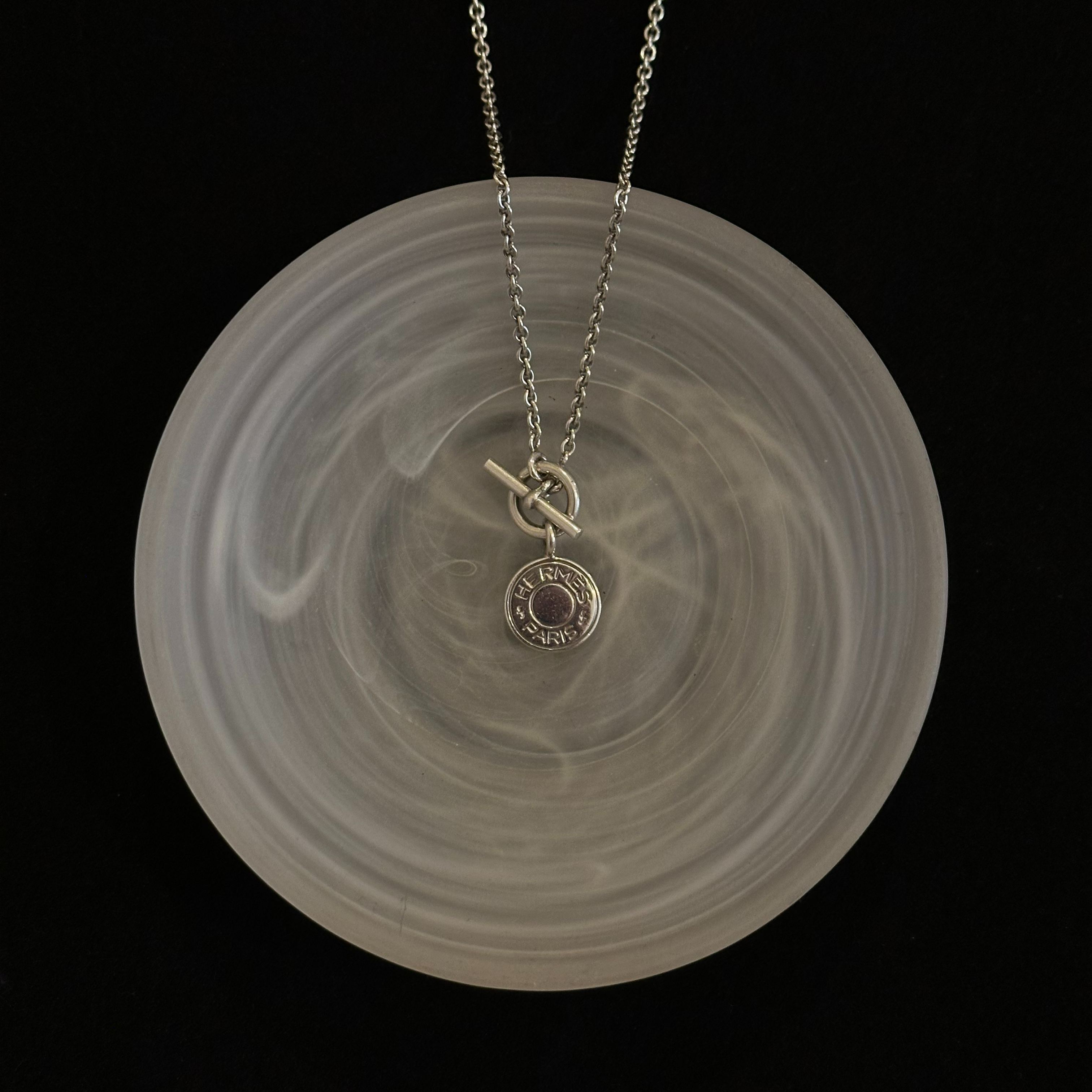 H Round Necklace
