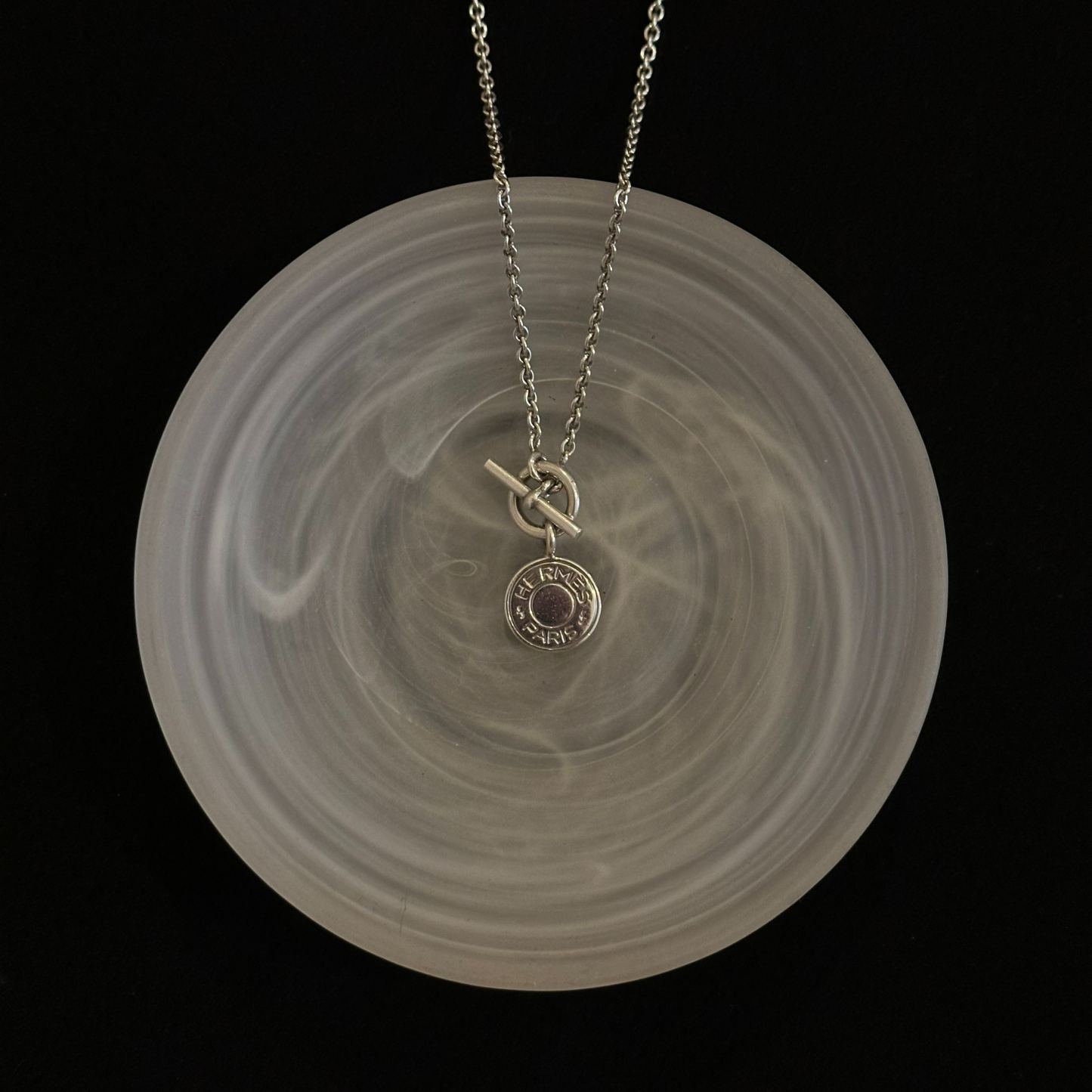 H Round Necklace