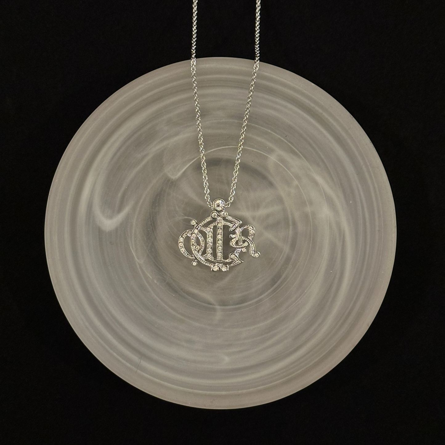 D Pumpkin Carriage Rhinestone Necklace